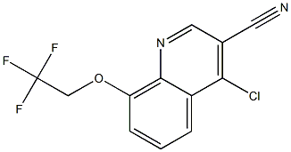 4-chloro-8-(2,2,2-trifluoroethoxy)quinoline-3-carbonitrile