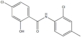 4-chloro-N-(2-chloro-4-methylphenyl)-2-hydroxybenzamide Structure