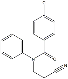 4-chloro-N-(2-cyanoethyl)-N-phenylbenzamide|