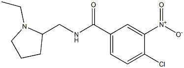  4-chloro-N-[(1-ethylpyrrolidin-2-yl)methyl]-3-nitrobenzamide