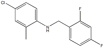 4-chloro-N-[(2,4-difluorophenyl)methyl]-2-methylaniline|