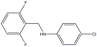  4-chloro-N-[(2,6-difluorophenyl)methyl]aniline