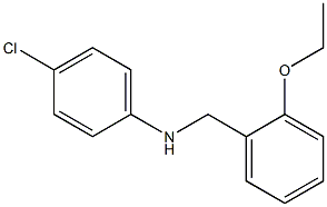 4-chloro-N-[(2-ethoxyphenyl)methyl]aniline,,结构式