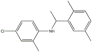 4-chloro-N-[1-(2,5-dimethylphenyl)ethyl]-2-methylaniline