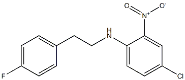 4-chloro-N-[2-(4-fluorophenyl)ethyl]-2-nitroaniline