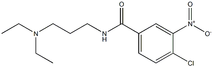 4-chloro-N-[3-(diethylamino)propyl]-3-nitrobenzamide
