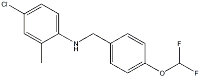 4-chloro-N-{[4-(difluoromethoxy)phenyl]methyl}-2-methylaniline