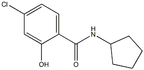 4-chloro-N-cyclopentyl-2-hydroxybenzamide|