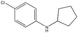 4-chloro-N-cyclopentylaniline,,结构式