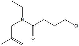 4-chloro-N-ethyl-N-(2-methylprop-2-enyl)butanamide Structure