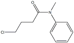 4-chloro-N-methyl-N-phenylbutanamide,,结构式
