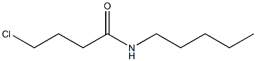 4-chloro-N-pentylbutanamide Structure