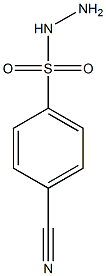 4-cyanobenzene-1-sulfonohydrazide,,结构式