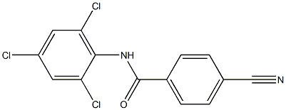 4-cyano-N-(2,4,6-trichlorophenyl)benzamide