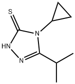 4-cyclopropyl-5-(propan-2-yl)-4H-1,2,4-triazole-3-thiol Structure