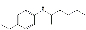 4-ethyl-N-(5-methylhexan-2-yl)aniline 结构式