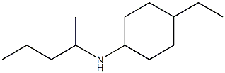 4-ethyl-N-(pentan-2-yl)cyclohexan-1-amine Structure