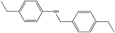 4-ethyl-N-[(4-ethylphenyl)methyl]aniline Structure