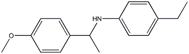 4-ethyl-N-[1-(4-methoxyphenyl)ethyl]aniline,,结构式