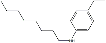 4-ethyl-N-octylaniline Struktur