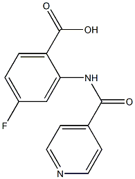 4-fluoro-2-(isonicotinoylamino)benzoic acid