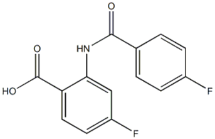  4-fluoro-2-[(4-fluorobenzoyl)amino]benzoic acid