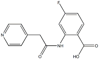 4-fluoro-2-[(pyridin-4-ylacetyl)amino]benzoic acid|