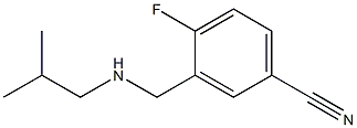 4-fluoro-3-{[(2-methylpropyl)amino]methyl}benzonitrile
