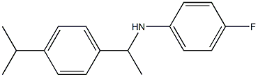 4-fluoro-N-{1-[4-(propan-2-yl)phenyl]ethyl}aniline