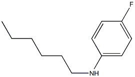 4-fluoro-N-hexylaniline Structure