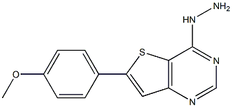 4-hydrazino-6-(4-methoxyphenyl)thieno[3,2-d]pyrimidine