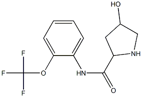 4-hydroxy-N-[2-(trifluoromethoxy)phenyl]pyrrolidine-2-carboxamide