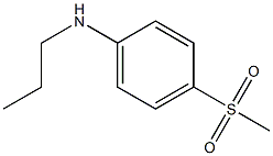 4-methanesulfonyl-N-propylaniline Structure