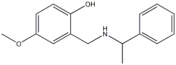  4-methoxy-2-{[(1-phenylethyl)amino]methyl}phenol