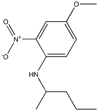 4-methoxy-2-nitro-N-(pentan-2-yl)aniline Structure