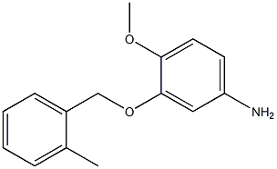 4-methoxy-3-[(2-methylbenzyl)oxy]aniline Structure