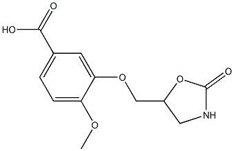 4-methoxy-3-[(2-oxo-1,3-oxazolidin-5-yl)methoxy]benzoic acid