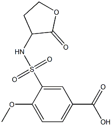 4-methoxy-3-[(2-oxooxolan-3-yl)sulfamoyl]benzoic acid