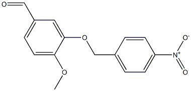 4-methoxy-3-[(4-nitrophenyl)methoxy]benzaldehyde 结构式