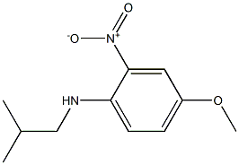 4-methoxy-N-(2-methylpropyl)-2-nitroaniline Struktur
