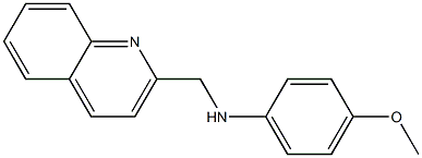 4-methoxy-N-(quinolin-2-ylmethyl)aniline|