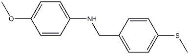  4-methoxy-N-{[4-(methylsulfanyl)phenyl]methyl}aniline