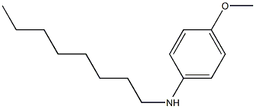 4-methoxy-N-octylaniline Struktur