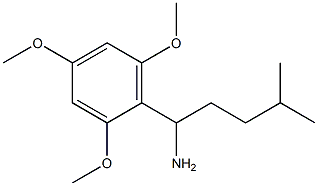 4-methyl-1-(2,4,6-trimethoxyphenyl)pentan-1-amine