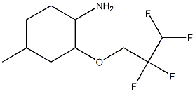 4-methyl-2-(2,2,3,3-tetrafluoropropoxy)cyclohexan-1-amine,,结构式