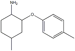 4-methyl-2-(4-methylphenoxy)cyclohexan-1-amine Struktur