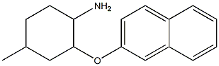 4-methyl-2-(naphthalen-2-yloxy)cyclohexan-1-amine Struktur