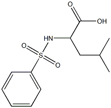 4-methyl-2-[(phenylsulfonyl)amino]pentanoic acid