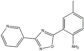 4-methyl-2-[3-(pyridin-3-yl)-1,2,4-oxadiazol-5-yl]aniline Structure