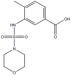  4-methyl-3-[(morpholine-4-sulfonyl)amino]benzoic acid